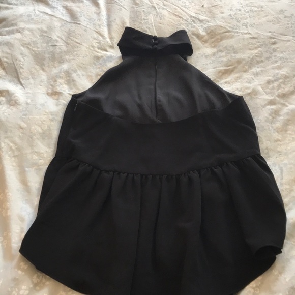 NWT Elizabeth and James Peplum backless Halter M - Picture 7 of 8